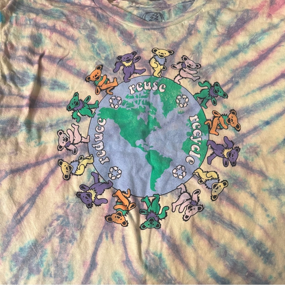 Grateful Dead Tie-Dye Short Sleeve Tee - Multicolor